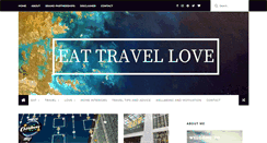 Desktop Screenshot of eat-travel-love.com
